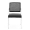 LOTE 4 SILLAS CONFIDENTE DESIGN APILABLES ESTRUCTURA METÁLICA CROMAD