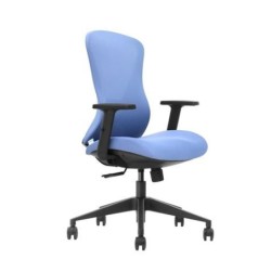 SILLA OFICINA GAMA SENIOR SE1700 AZUL CROMAD