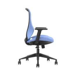 SILLA OFICINA GAMA SENIOR SE1700 AZUL CROMAD