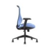 SILLA OFICINA GAMA SENIOR SE1700 AZUL CROMAD