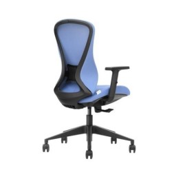 SILLA OFICINA GAMA SENIOR SE1700 AZUL CROMAD