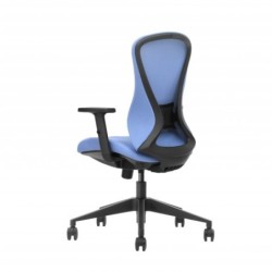 SILLA OFICINA GAMA SENIOR SE1700 AZUL CROMAD