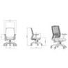 SILLA OFICINA GAMA SENIOR SE2000 CROMAD