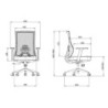 SILLA OFICINA GAMA SENIOR SE6000 CROMAD