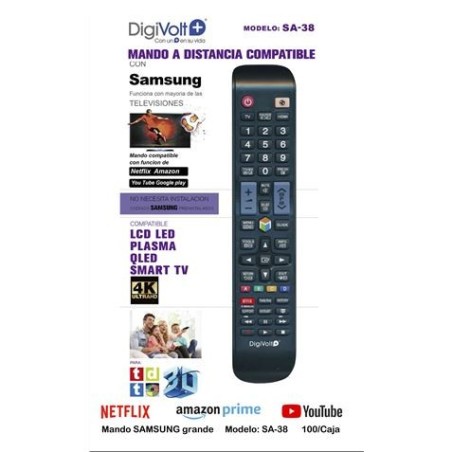 MANDO A DISTANCIA COMPATIBLE SAMSUNG GRANDE SA38GR DIGIVOLT