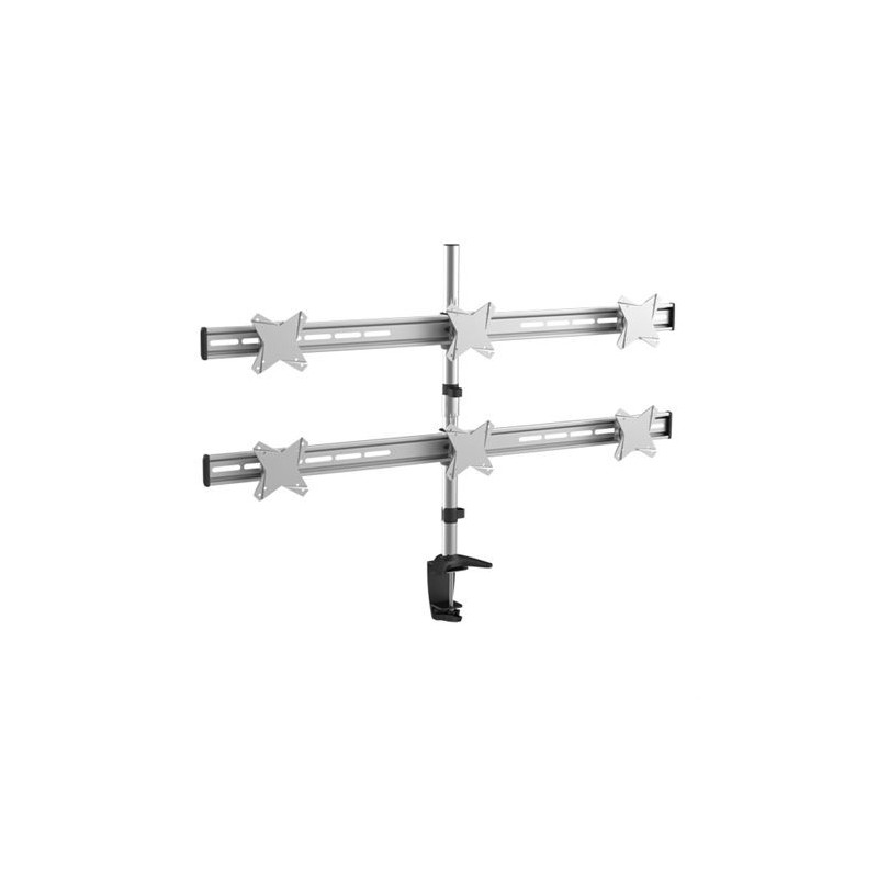 SOPORTE DE MESA PARA 6 MONITORES 13-23 CROMAD SOPORTE DE MESA PARA 6 MONITORES 13-23 CROMAD