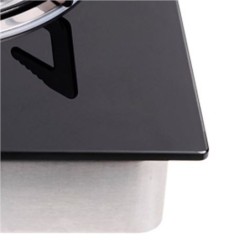 COCINA GAS INOX 1 FUEGO CRISTAL TEMPLADO MUVIP