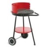 BARBACOA PORTATIL REDONDA 43CM CON RUEDAS ALGON
