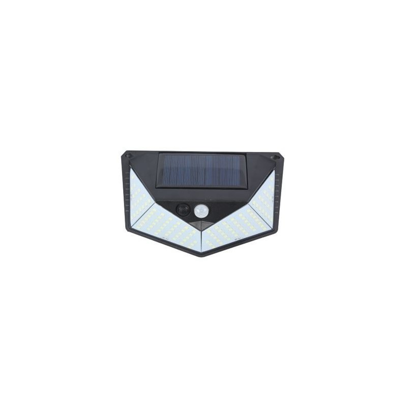 APLIQUE LED SOLAR 250LM ILUMINACIÓN 3 CARAS NEGRO ELBAT APLIQUE LED SOLAR 250LM ILUMINACIÓN 3 CARAS NEGRO ELBAT