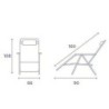 TUMBONA PLEGABLE BURDEOS DE ACERO CON COJIN CERVICAL