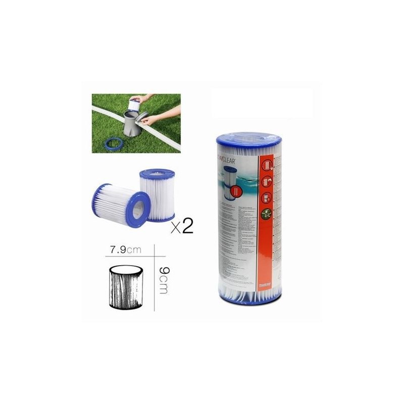 REPUESTO DE FILTRO PARA PISCINA X2 TIPO I BESTWAY