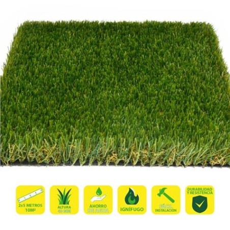 CESPED ARTIFICIAL 2X5 METROS 40MM SERIE ALPINO SUPERIOR SUNGARDEN