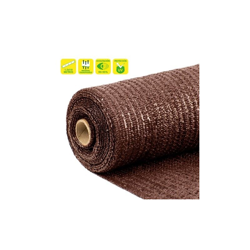 MALLA DE SOMBREO MARRON 1.5X10 METROS SUNGARDEN MALLA DE SOMBREO MARRON 1.5X10 METROS SUNGARDEN