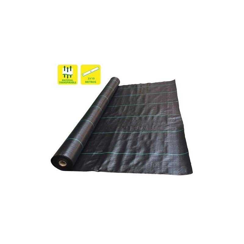 MALLA ANTIHIERBAS NEGRA 100GR 2X10M SUNGARDEN MALLA ANTIHIERBAS NEGRA 100GR 2X10M SUNGARDEN
