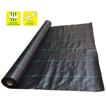 MALLA ANTIHIERBAS NEGRA 100GR 2X10M SUNGARDEN
