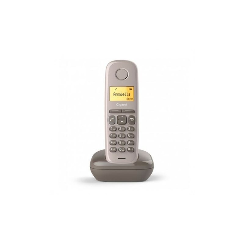 TELÉFONO DECT GIGASET A170 MARRON | LCD 1.5 | FUNCION ALARMA