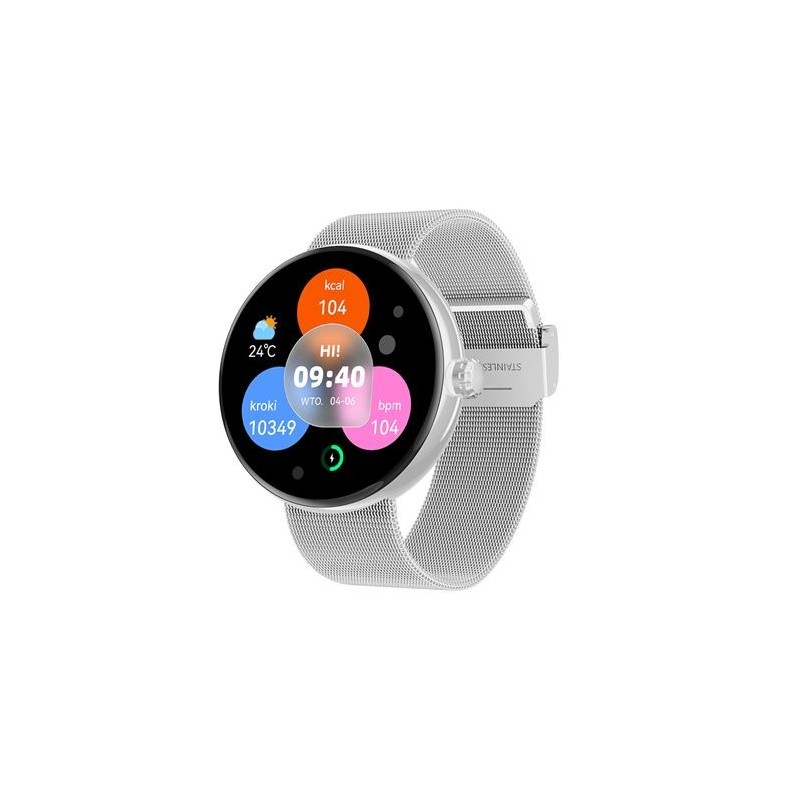 SMARTWATCH FOREVIVE SB-365 SILVER FOREVER SMARTWATCH FOREVIVE SB-365 SILVER FOREVER