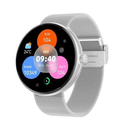 SMARTWATCH FOREVIVE SB-365 SILVER FOREVER