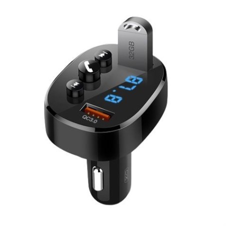 TRANSMISOR FM BCC03 BLUETOOTH QUICK CHARGE 3.0 XO