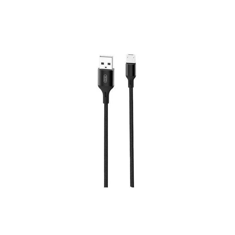 CABLE NB143 CORDON USB - MICRO USB | 2.4A | 1 MTR | NEGRO XO