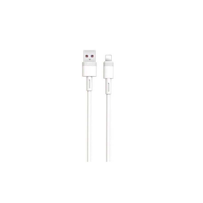 CABLE NBQ166 CARGA RAPIDA USB - LIGHTNING | 5A | 1 METRO | BLANCO XO