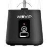 BATIDORA DE VASO PORTÁTIL RECARGABLE 380ML NEGRA MUVIP