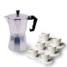 CAFETERA 6 TAZAS ALUMINIO ANTIADHERENTE MUVIP