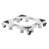 SOPORTE/BASE AJUSTABLE SERIE PRO CON RUEDAS PARA NEVERA Y LAVADORAS CROMAD