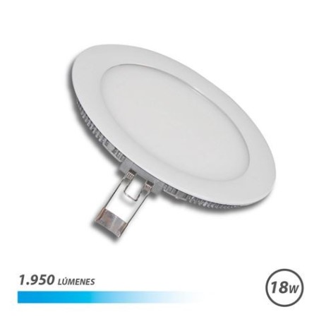 DOWNLIGHT EMPOTRAR ULTRAPLANO LED LUZ FRIA 18W 1950LM ELBAT