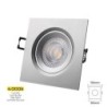 DOWNLIGHT LED EMPOTRABLE 5W 380 LUMEN 4.000K CUADRADO MARCO CROMO EDM