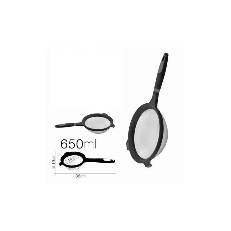 COLADOR PLASTICO 19CM NEGRO DIAM COLADOR PLASTICO 19CM NEGRO DIAM