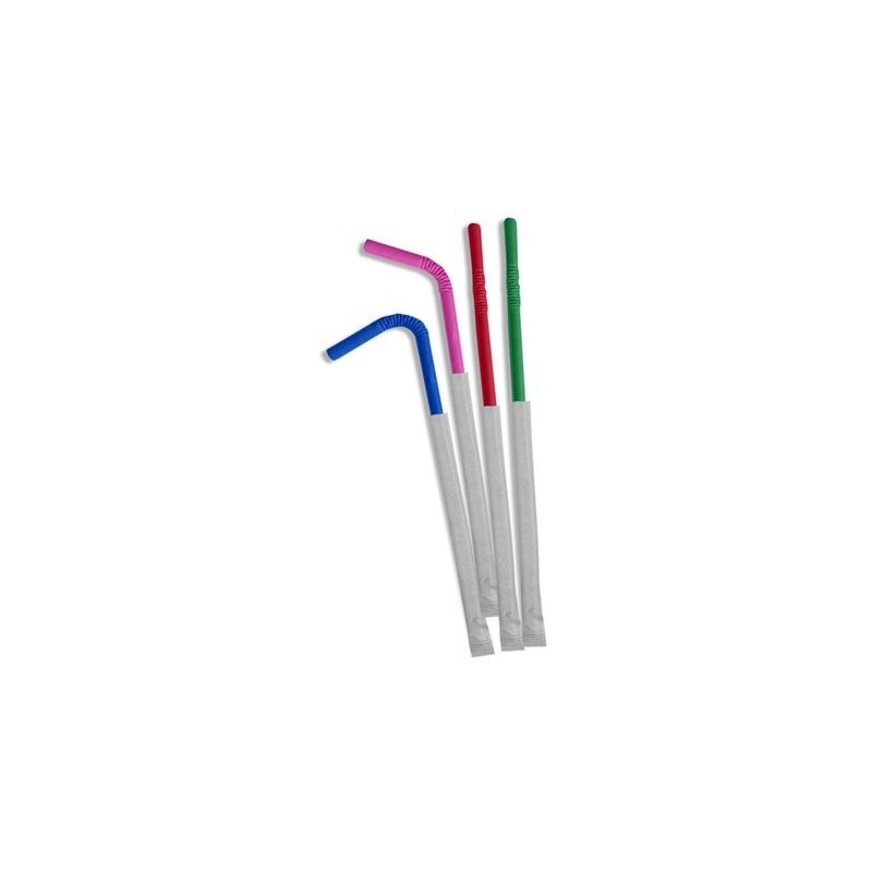 PACK 25 CAÑITAS COLORES CARTON ALGON