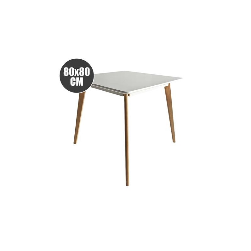 MESA DESIGN D900 80X80CM BLANCA MUVIP MESA DESIGN D900 80X80CM BLANCA MUVIP