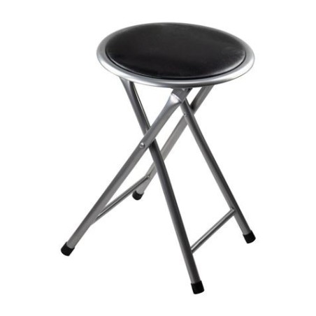 TABURETE PLEGABLE NEGRO 30X31X45 SEVEN HOUSE
