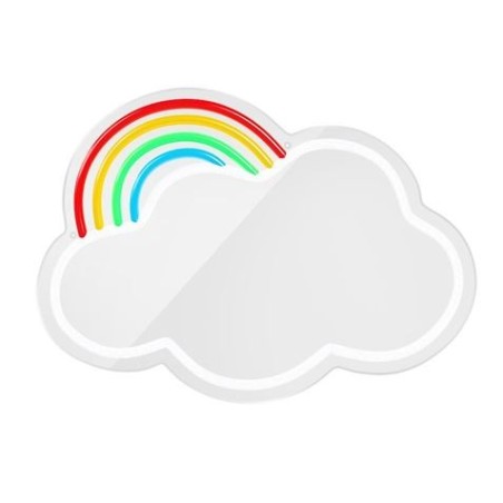 ESPEJO DECORATIVO CON NEON LED CLOUD MULTICOLOR FOREVER