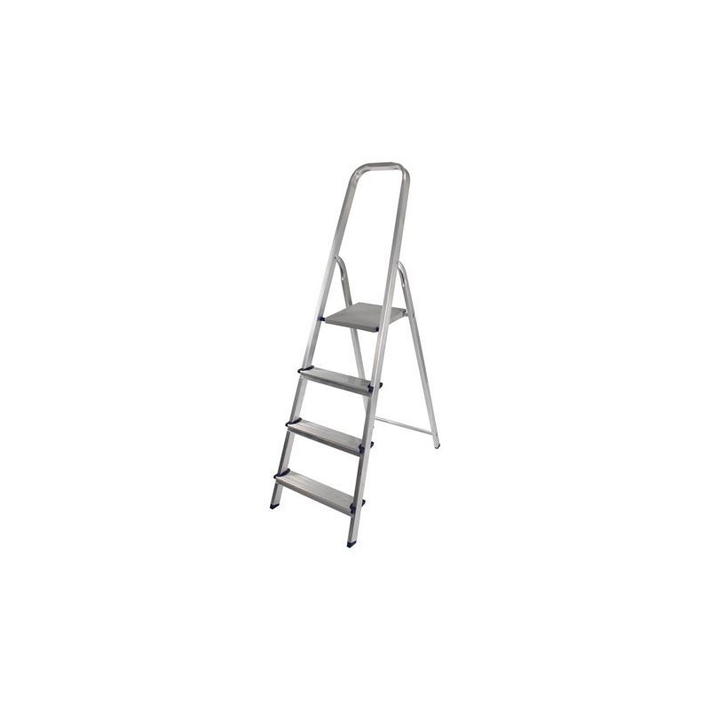 ESCALERA ALUMINIO 4 PELDAÑOS MADER