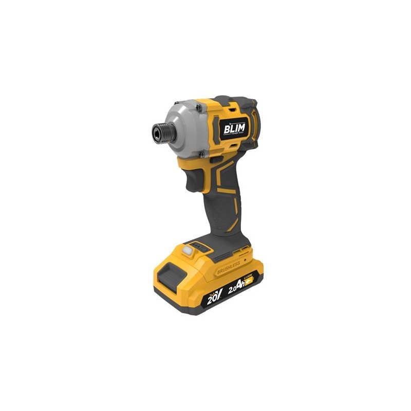 ATORNILLADOR DE IMPACTO SERIE SLIM S/CARBONES 20V | BATERÍA 2AH BLIM ATORNILLADOR DE IMPACTO SERIE SLIM S/CARBONES 20V | BATERÍA 2AH BLIM