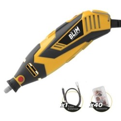MINI HERRAMIENTA MULTIUSOS + EJE FLEXIBLE 180W 40PCS BLIM