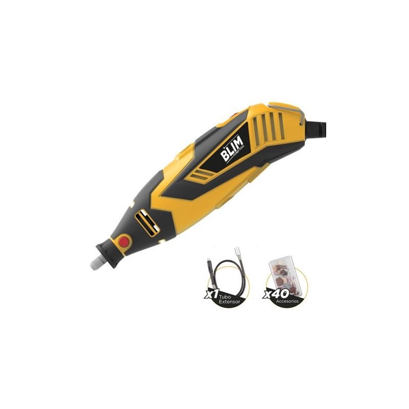 MINI HERRAMIENTA MULTIUSOS + EJE FLEXIBLE 180W 40PCS BLIM MINI HERRAMIENTA MULTIUSOS + EJE FLEXIBLE 180W 40PCS BLIM