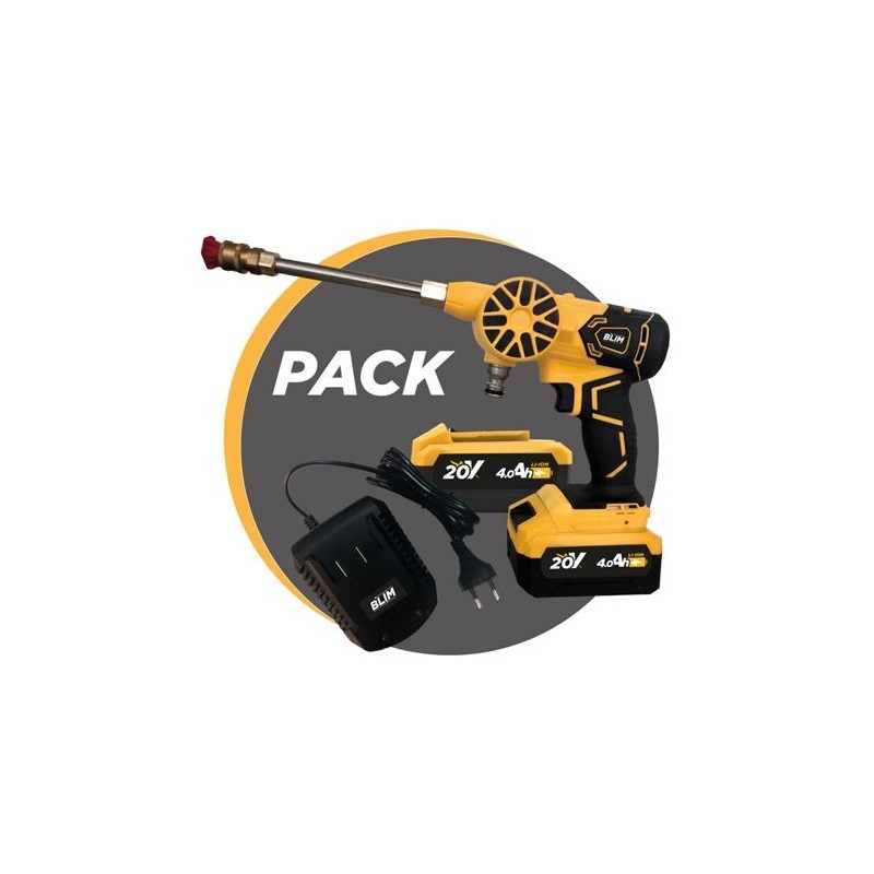 HIDROLIMPIADORA S/CARBONES 20V + BATERIA 4AH + CARGADOR BLIM HIDROLIMPIADORA S/CARBONES 20V + BATERIA 4AH + CARGADOR BLIM