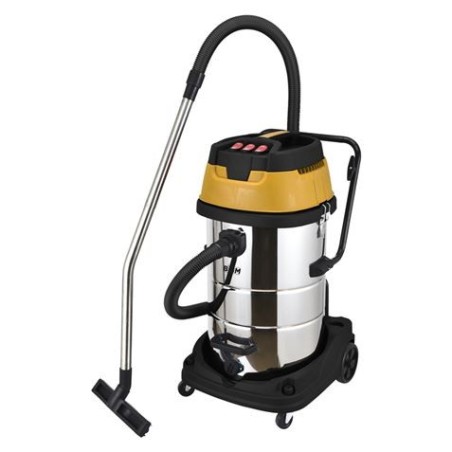ASPIRADORA INOXIDABLE 80 LITROS 3000W TRES MOTORES BLIM