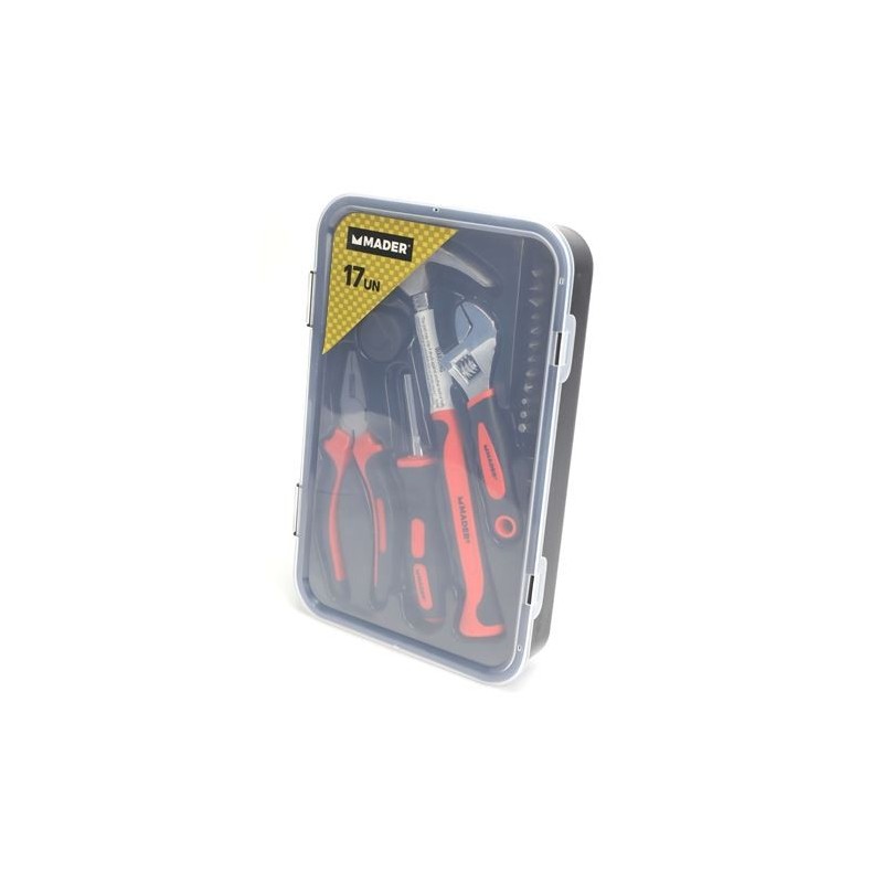 KIT HERRAMIENTAS 17PCS MADER