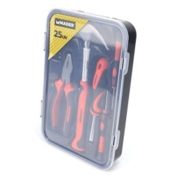 KIT HERRAMIENTAS 25PCS MADER