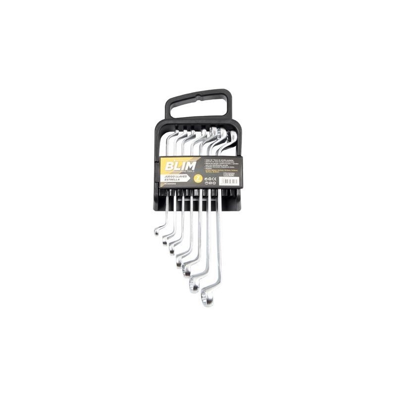 JUEGO LLAVES ESTRELLA ACODADAS 7 PCS BLIM
