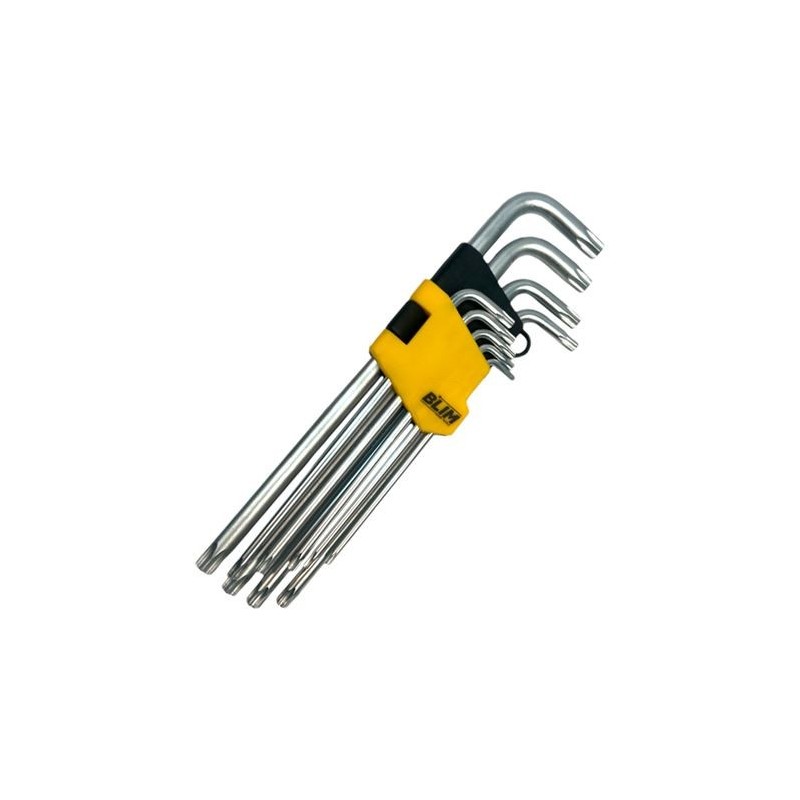JUEGO LLAVES TORX LARGAS 9 PCS BLIM