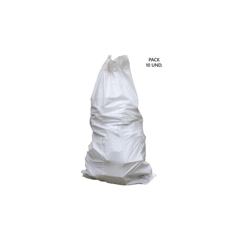 PACK 10 BOLSAS DE ESCOMBROS DE RAFIA 85X55CM 25KG SUNGARDEN PACK 10 BOLSAS DE ESCOMBROS DE RAFIA 85X55CM 25KG SUNGARDEN