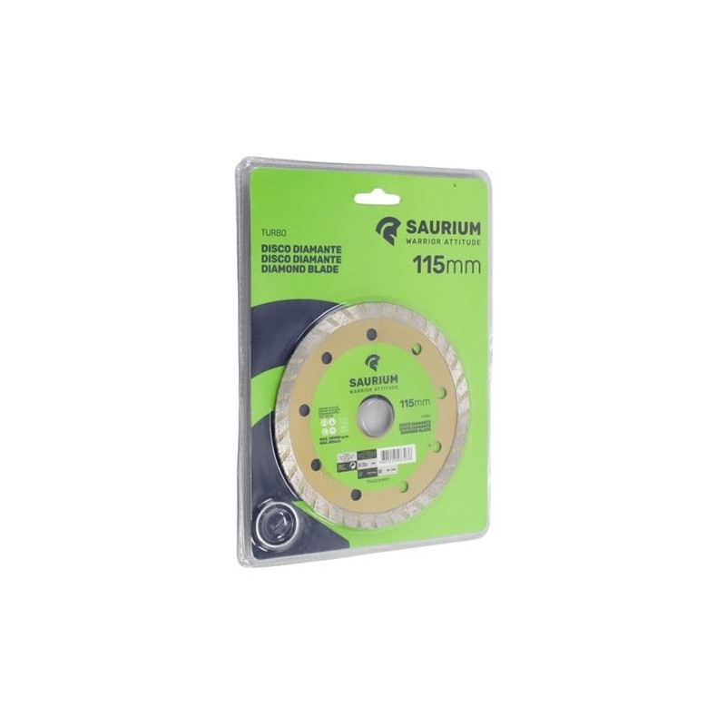 DISCO DIAMANTE SEGMENTADO 115MM TURBO SAURIUM DISCO DIAMANTE SEGMENTADO 115MM TURBO SAURIUM