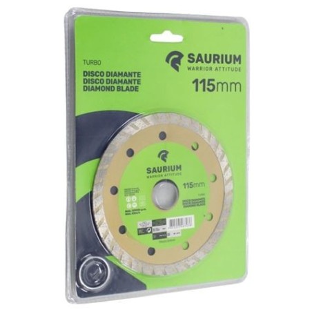 DISCO DIAMANTE SEGMENTADO 115MM TURBO SAURIUM
