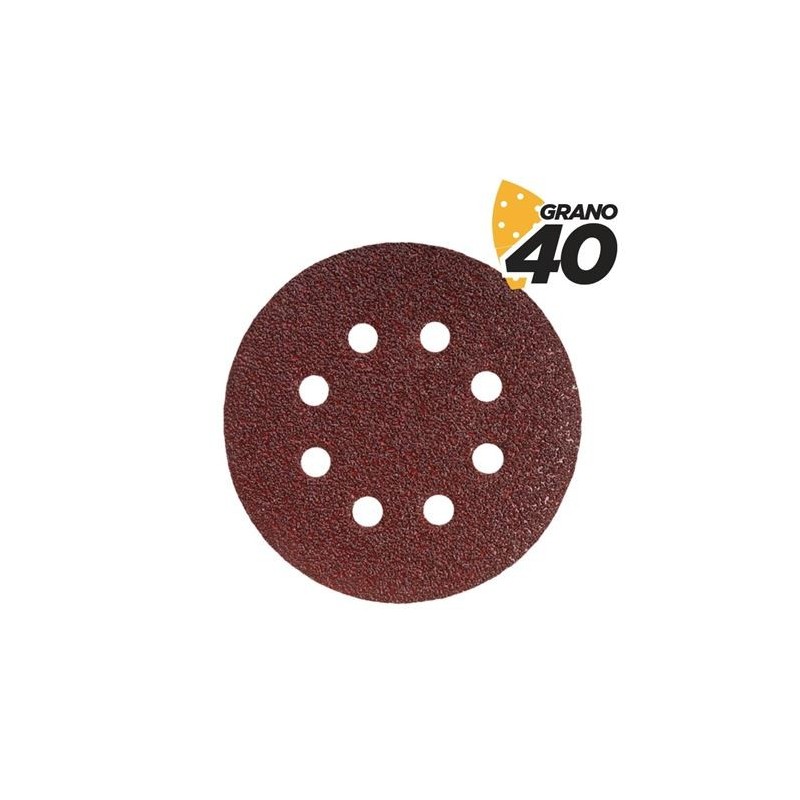 PACK 10 LIJAS 125MM GRANO 40 PARA MODELO BL0150 BLIM