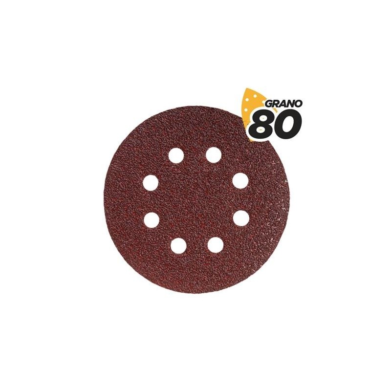 PACK 10 LIJAS CIRCULARES 150MM GRANO 80 PARA BL0136 BLIM
